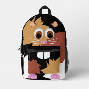 Sac À Dos Imprimé Cute de porc guinéenne personnalisée