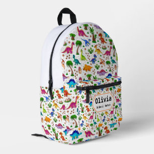 Sac À Dos Imprimé Cute Dinosaur Retour à l'école