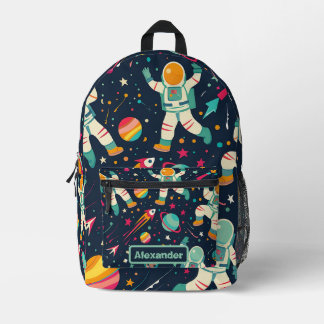Sac À Dos Imprimé Cute Enfants Astronaut Personnalisé