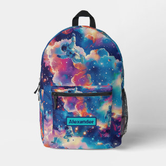 Sac À Dos Imprimé Cute Enfants Astronaut Personnalisé