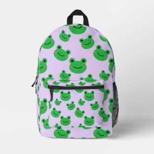 Sac À Dos Imprimé Cute Frog École pour enfants