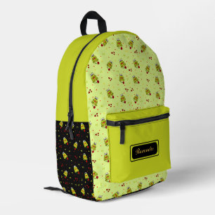 Sac À Dos Imprimé Cute grenouille avec motif rose