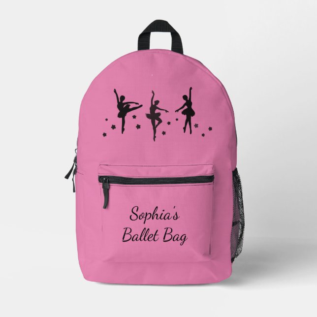 Sac À Dos Imprimé Dancing Ballet Design Back Pack (Recto)