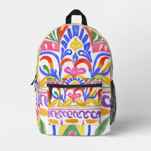 Sac À Dos Imprimé décoration traditionnelle roumaine