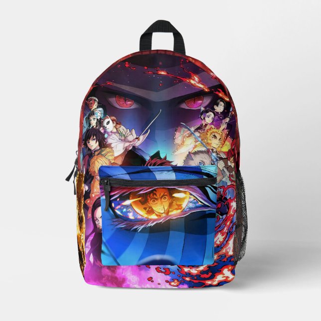 Sac À Dos Imprimé Demon slayer (Recto)