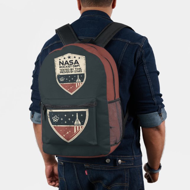 Sac À Dos Imprimé Dept de fusées de la NASA testé par le temps prouv (Insitu (Modèle))