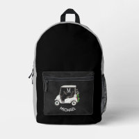 Design Black Grey Golf Design Nom du monogramme