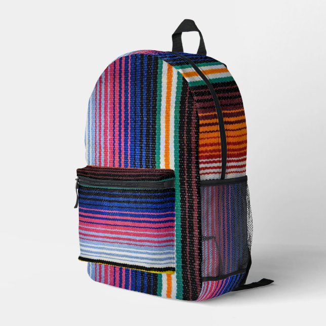 Sac À Dos Imprimé Design Fiesta mexicain (Coin arrière droit)