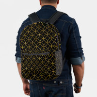 Design traditionnel japonais1 -SHIPPO- Noir&Or