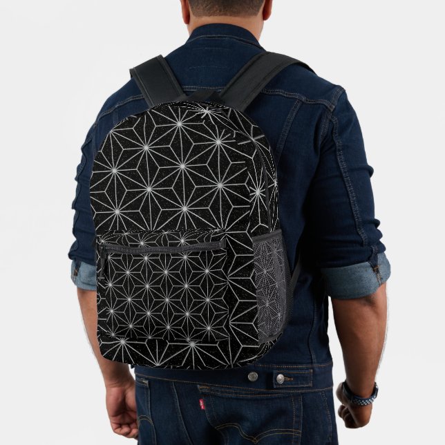 Sac À Dos Imprimé Design traditionnel japonais -Asanoha- géométrie (Insitu (Modèle))