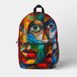 Sac À Dos Imprimé Dessin abstrait de fille