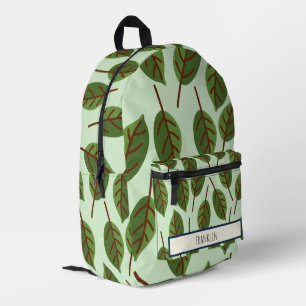 Sac À Dos Imprimé Dessin de nature I Nom personnalisé
