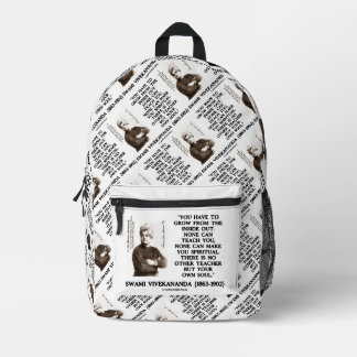 Sac À Dos Imprimé Devez Croître De L'Intérieur De L'Enseignant Soul
