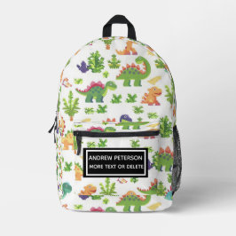 Sac à dos imprimé Dinosaure Joueur