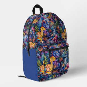 Sac À Dos Imprimé Dinosaures heureux