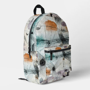 Sac À Dos Imprimé Domaine d'Air Paul Klee Expressionniste Abstrait