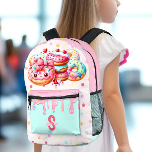 Sac À Dos Imprimé Doux Dots de Donut goutte douce fille rose Nom de