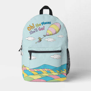 Sac À Dos Imprimé Dr. Seuss Oh, Les Endroits Où Elle Ira !