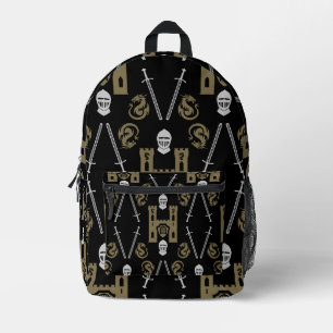 Sac À Dos Imprimé Dragon de Chevalier médiéval anglais