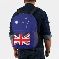 Drapeau australien croix rouge étoiles australienn