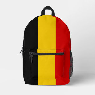 Sac À Dos Imprimé Drapeau de la Belgique