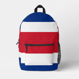 Sac À Dos Imprimé Drapeau du Costa Rica