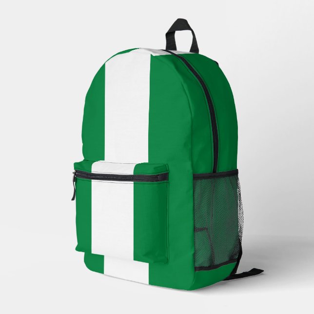 Sac À Dos Imprimé Drapeau du Nigeria (Coin arrière droit)