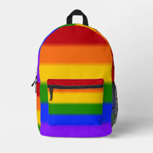 Sac À Dos Imprimé Drapeau Gay pride arc-en-ciel plat