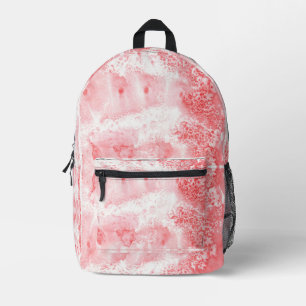 Sac À Dos Imprimé Échos Cramoisis