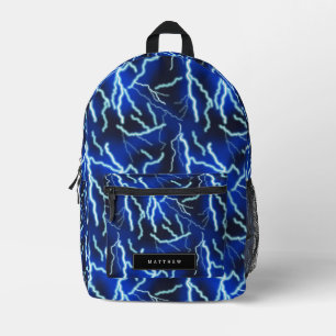 Sac À Dos Imprimé Éclair Électricité Thunderstorm Night Sky