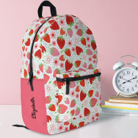 École de filles aux fraises rouges mignonnes