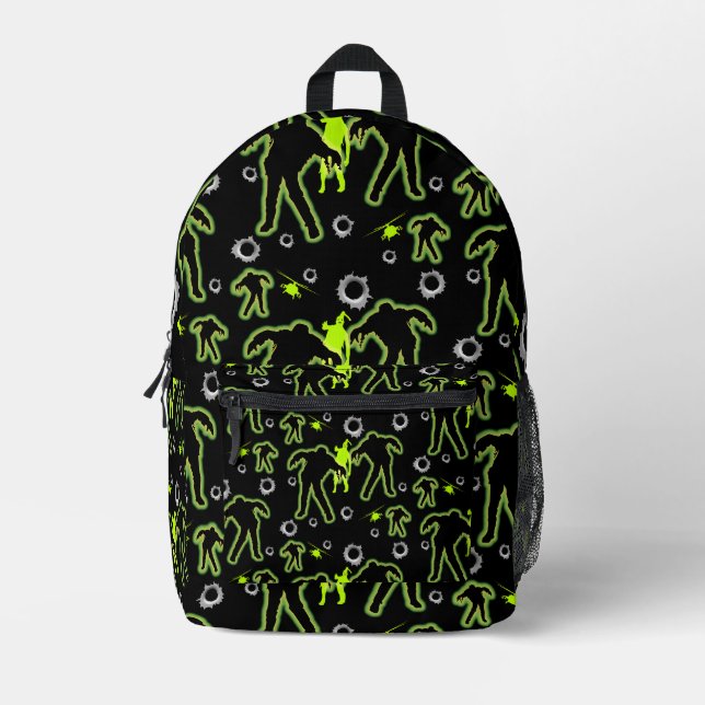 Sac À Dos Imprimé École de garçons Zombie (Recto)
