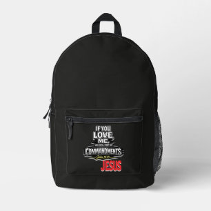 Sac À Dos Imprimé Écriture - JÉSUS