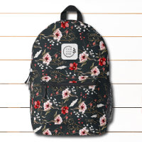 Elégant aquarelle Floral Ajouter logo Entreprise