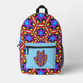 Sac À Dos Imprimé Élégant motif floral Abstrait
