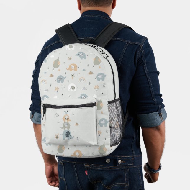 Sac À Dos Imprimé Elephant Dreams & Rainbow Skies (Insitu (Modèle))