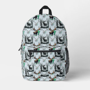 Sac À Dos Imprimé Elk Moose Antlers Deer Design Motif