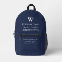 Employé Monogramme Marine Blue Company Promotions