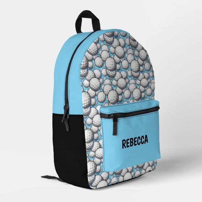 Sac À Dos Imprimé Enfants cool amateurs de golf (Coin arrière gauche)