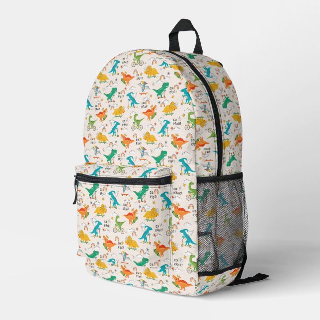 Sac À Dos Imprimé Enfants Dinosaur Motif voyageur (Coin arrière droit)