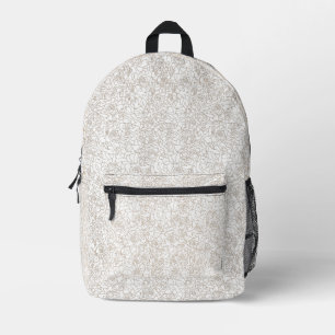 Sac À Dos Imprimé Étiquette de cadeau de mariage floral élégant