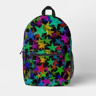 Sac À Dos Imprimé Étoiles arc-en-ciel Super cool