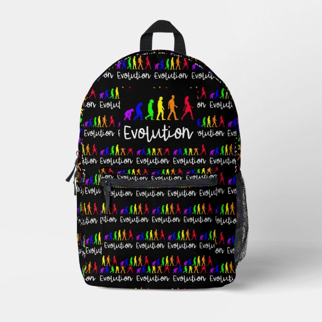 Sac À Dos Imprimé Évolution (Recto)
