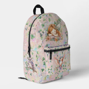 Sac À Dos Imprimé Fairy Princess Custom