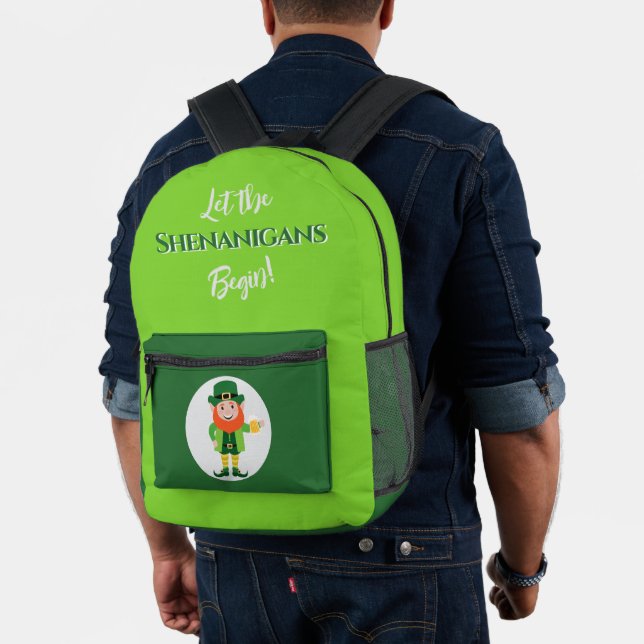 Sac À Dos Imprimé Farces Lutins Saint Patrick (Insitu (Modèle))