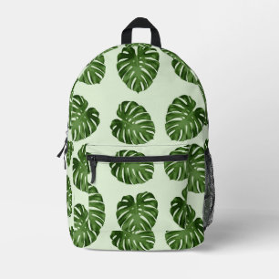 Sac À Dos Imprimé Feuilles de palmiers, Feuilles verts, Motif tropic