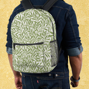 Sac À Dos Imprimé Feuilles vintages de saules victoriennes par Willi