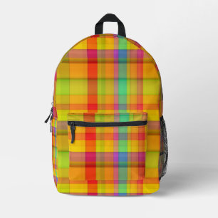 Sac À Dos Imprimé flannelle