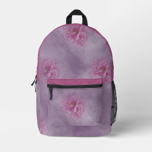Sac À Dos Imprimé Fleur de pivoine
