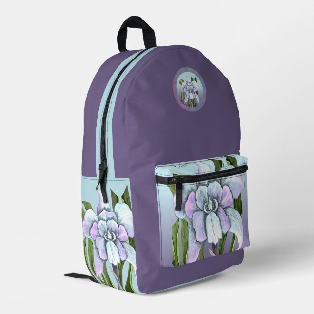 Sac À Dos Imprimé Fleur Smeraldo (Coin arrière gauche)